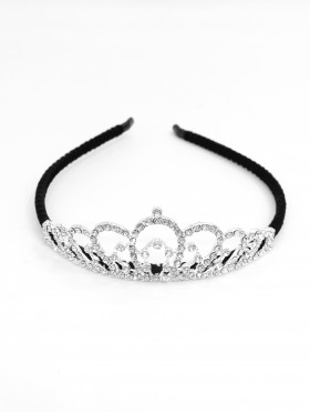 Rhinestone Tiara Hair Band 